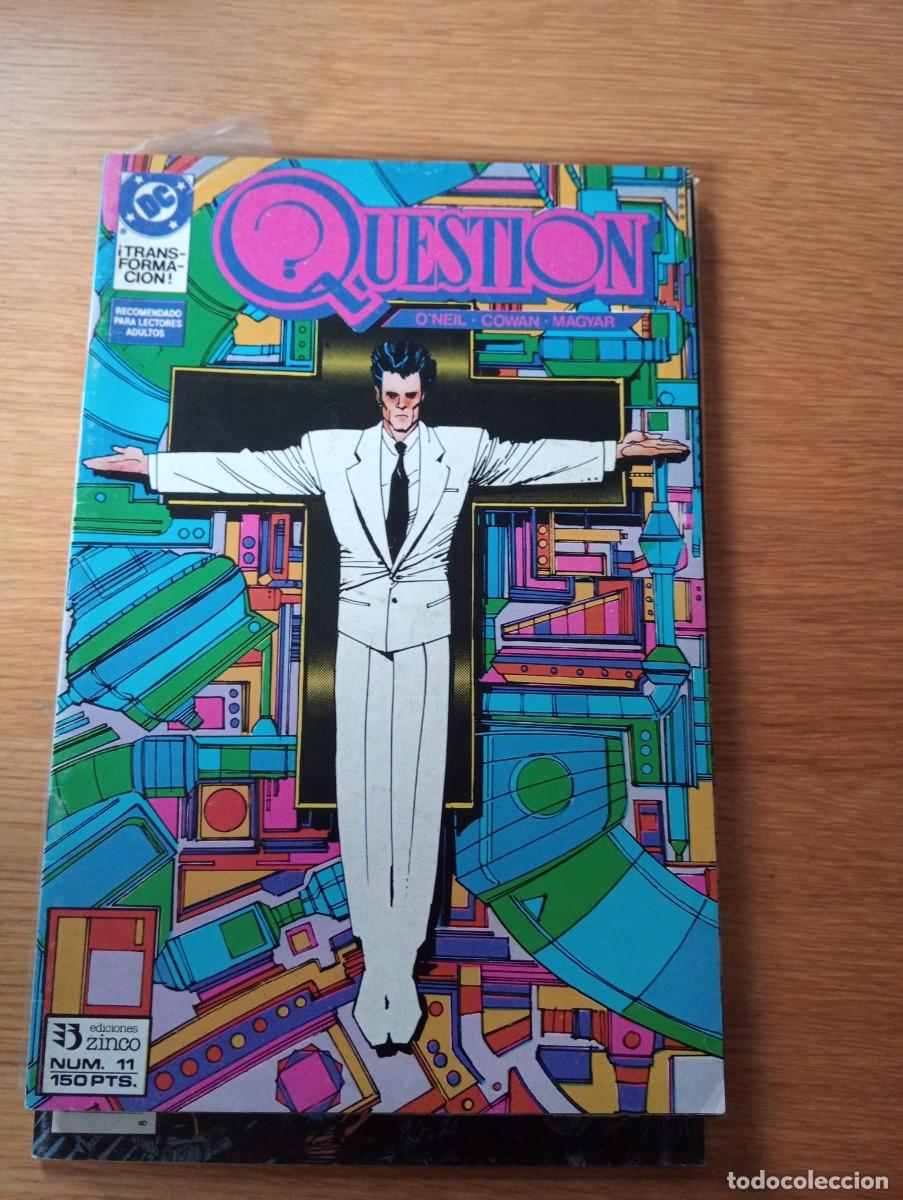 C&oacute;mics: LOTE CON 9 EJEMPLARES DE QUESTION (DE 36). GRAPA. ZINCO. DC. 1988 &ndash; 90. - Foto 6