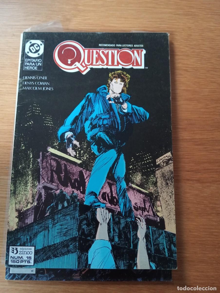 C&oacute;mics: LOTE CON 9 EJEMPLARES DE QUESTION (DE 36). GRAPA. ZINCO. DC. 1988 &ndash; 90. - Foto 7