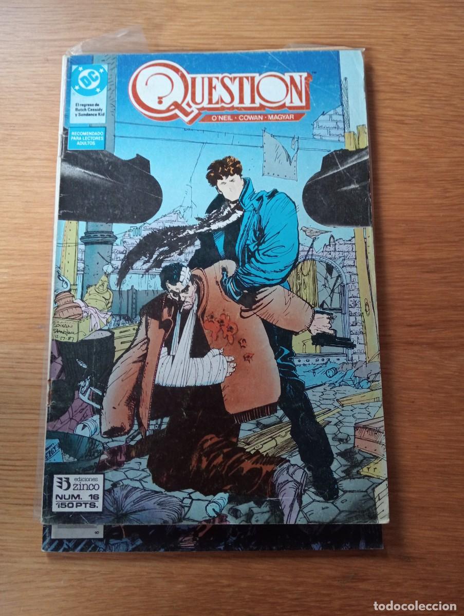 C&oacute;mics: LOTE CON 9 EJEMPLARES DE QUESTION (DE 36). GRAPA. ZINCO. DC. 1988 &ndash; 90. - Foto 8