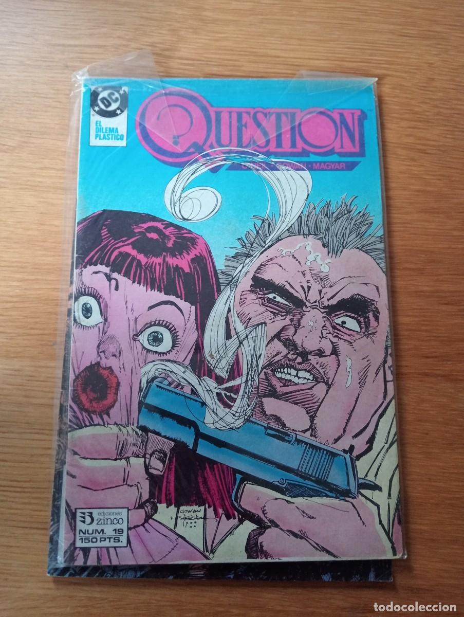 C&oacute;mics: LOTE CON 9 EJEMPLARES DE QUESTION (DE 36). GRAPA. ZINCO. DC. 1988 &ndash; 90. - Foto 9
