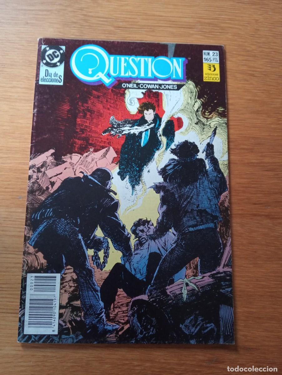 C&oacute;mics: LOTE CON 9 EJEMPLARES DE QUESTION (DE 36). GRAPA. ZINCO. DC. 1988 &ndash; 90. - Foto 10