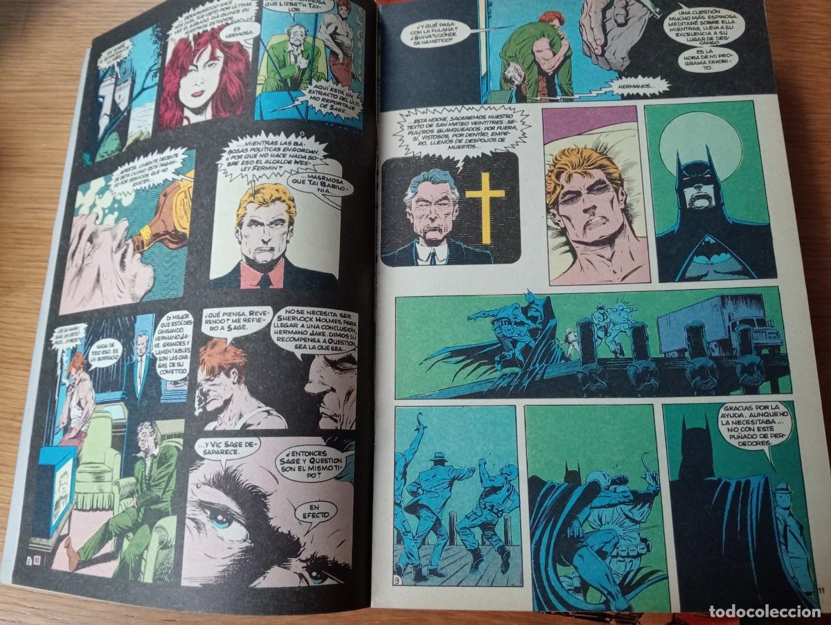 C&oacute;mics: LOTE CON 9 EJEMPLARES DE QUESTION (DE 36). GRAPA. ZINCO. DC. 1988 &ndash; 90. - Foto 12