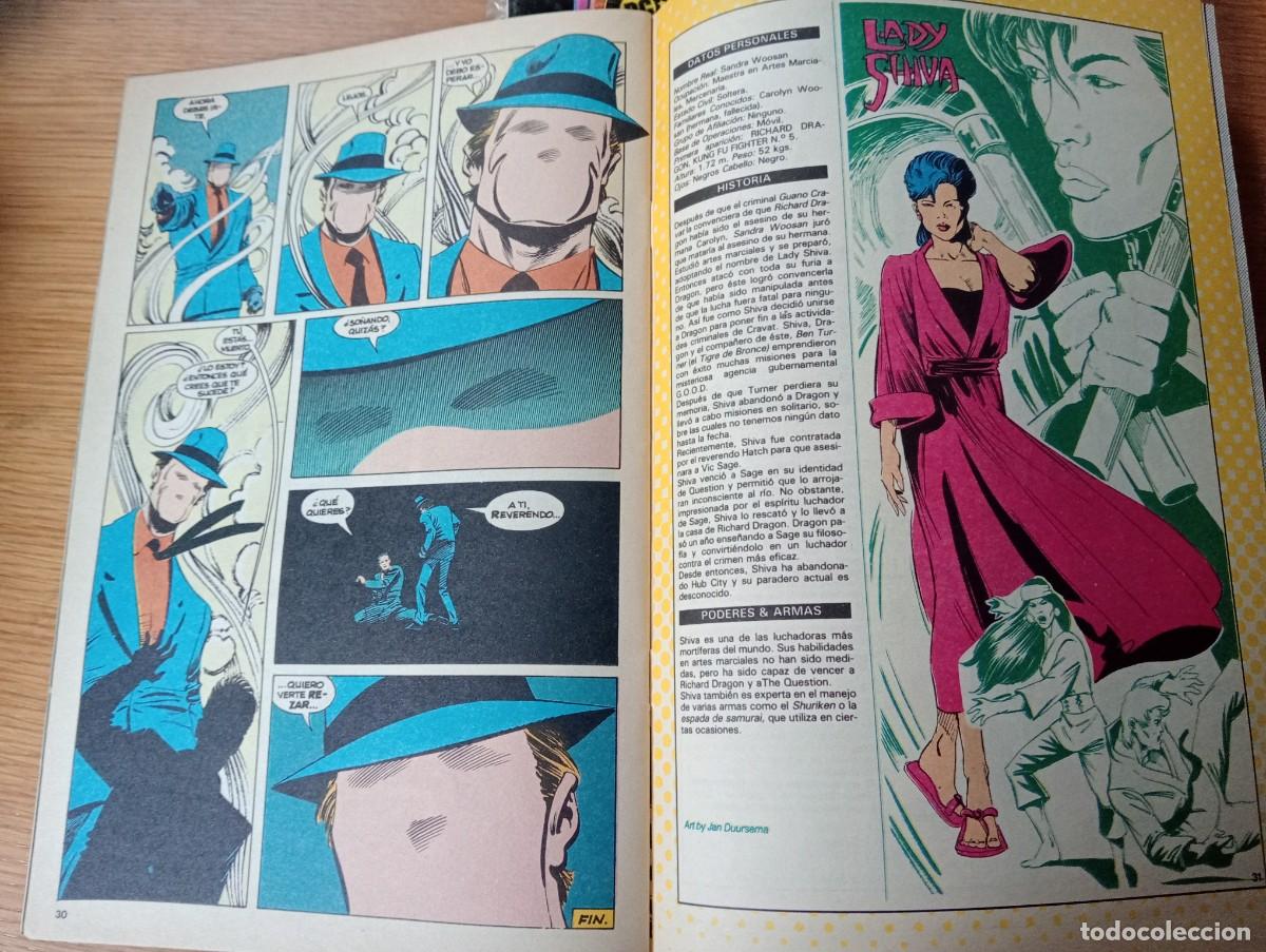 C&oacute;mics: LOTE CON 9 EJEMPLARES DE QUESTION (DE 36). GRAPA. ZINCO. DC. 1988 &ndash; 90. - Foto 14