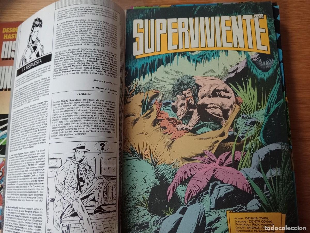 C&oacute;mics: LOTE CON 9 EJEMPLARES DE QUESTION (DE 36). GRAPA. ZINCO. DC. 1988 &ndash; 90. - Foto 15