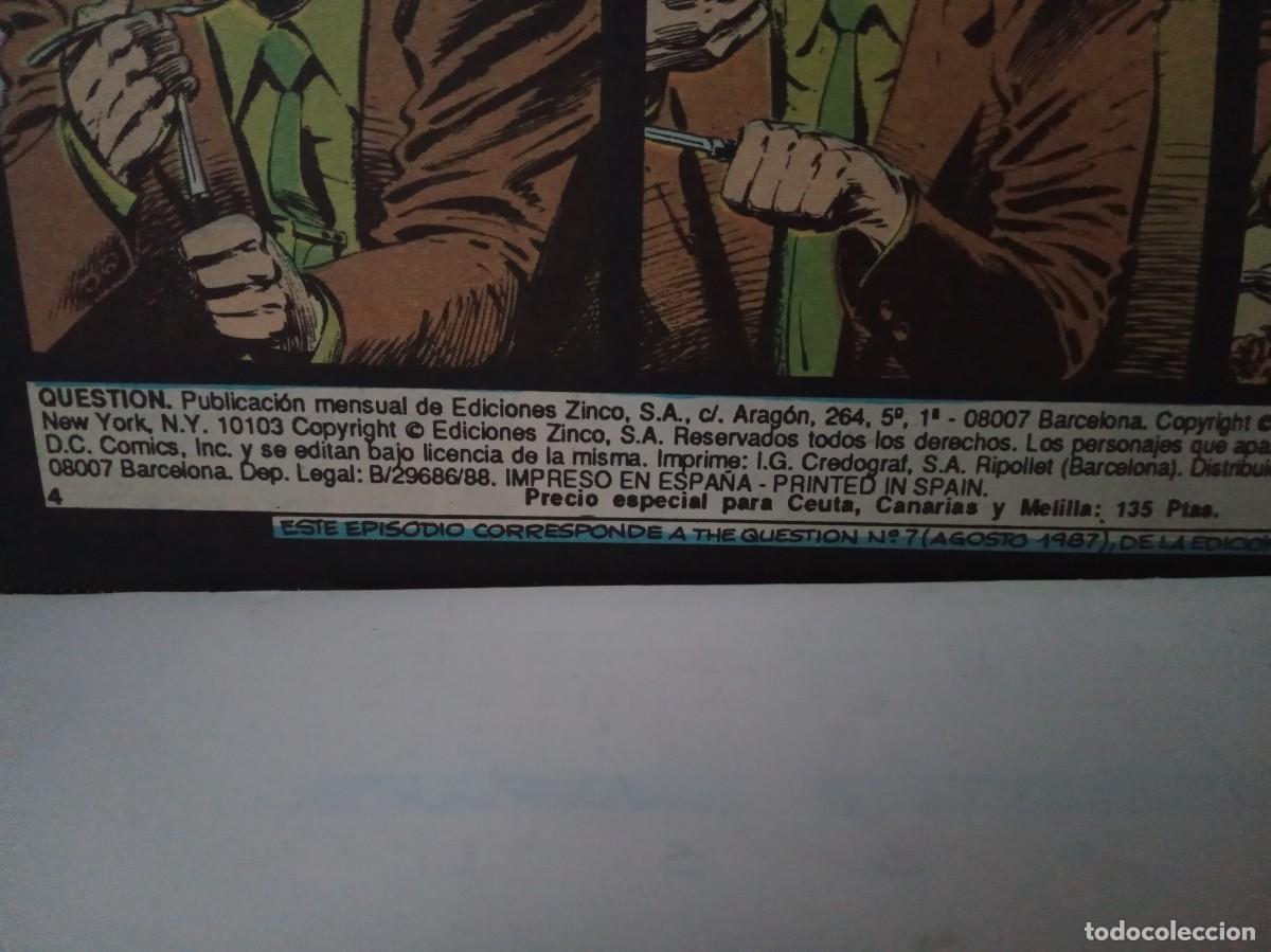 C&oacute;mics: LOTE DE 3 COMICS &rdquo;QUESTION&rdquo; EDICIONES ZINCO DC - Foto 4