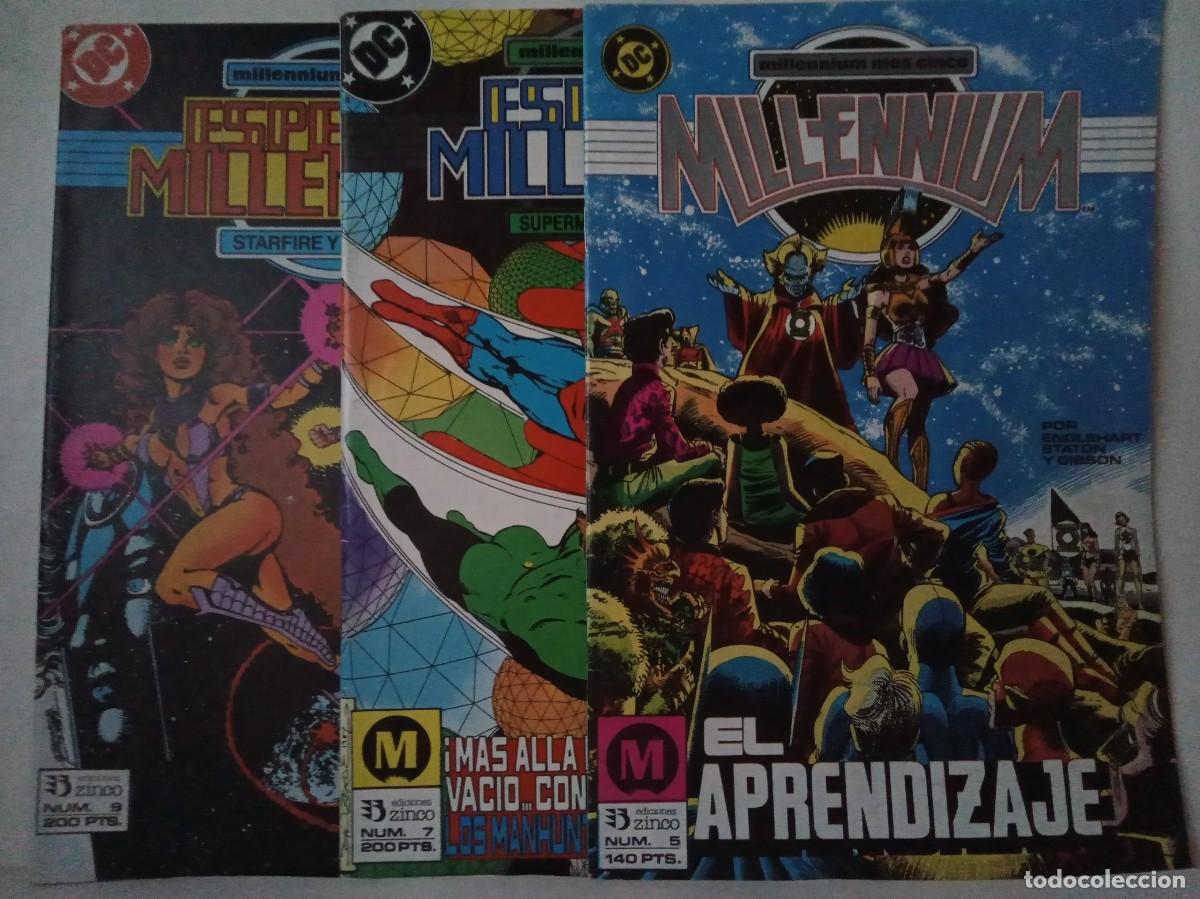 C&oacute;mics: LOTE DE 3 COMICS &rdquo;MILENIUM&rdquo; EDICIONES ZINCO DC - Foto 1