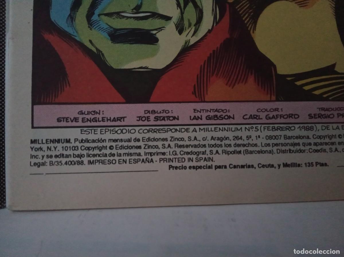 C&oacute;mics: LOTE DE 3 COMICS &rdquo;MILENIUM&rdquo; EDICIONES ZINCO DC - Foto 4