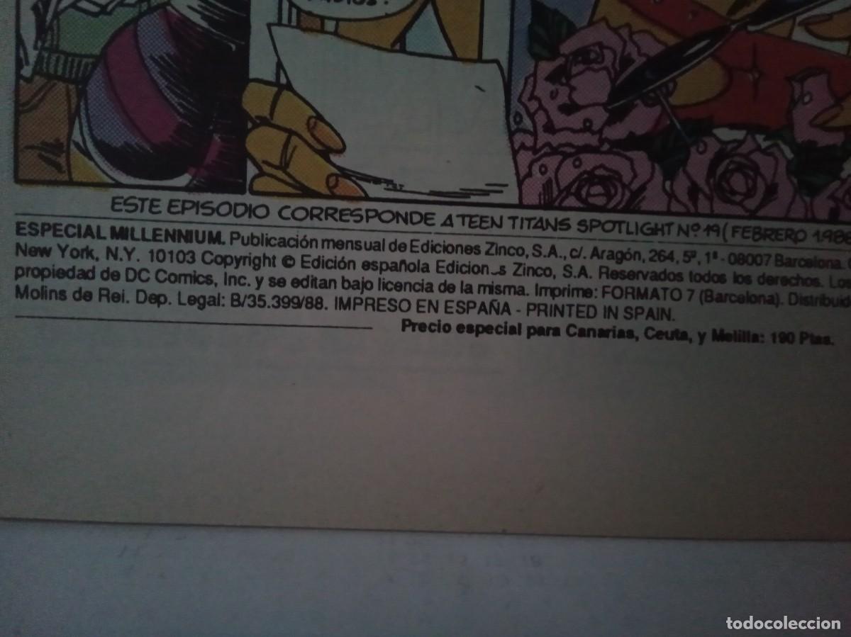 C&oacute;mics: LOTE DE 3 COMICS &rdquo;MILENIUM&rdquo; EDICIONES ZINCO DC - Foto 22