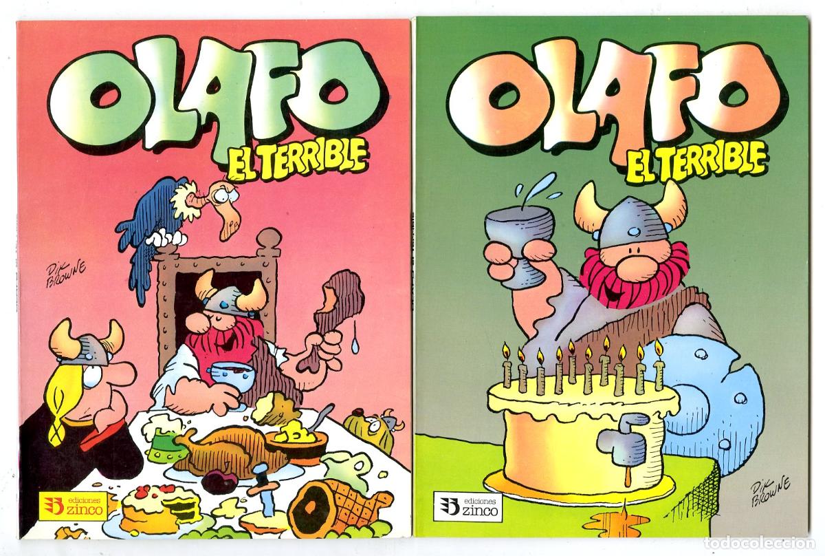 C&oacute;mics: Olafo El Terrible / Completa 2 N&uacute;m. / Ediciones Zinco 1987 - Dick Browne - Foto 1