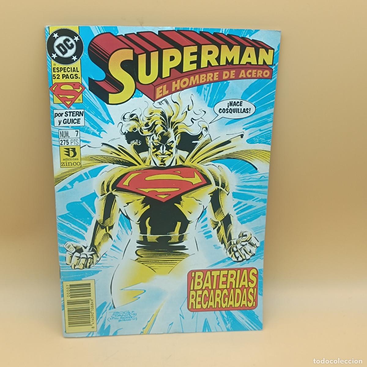 C&oacute;mics: COMIC SUPERMAN EL HOMBRE DE ACERO. N&ordm;7. MYJ. - Foto 1