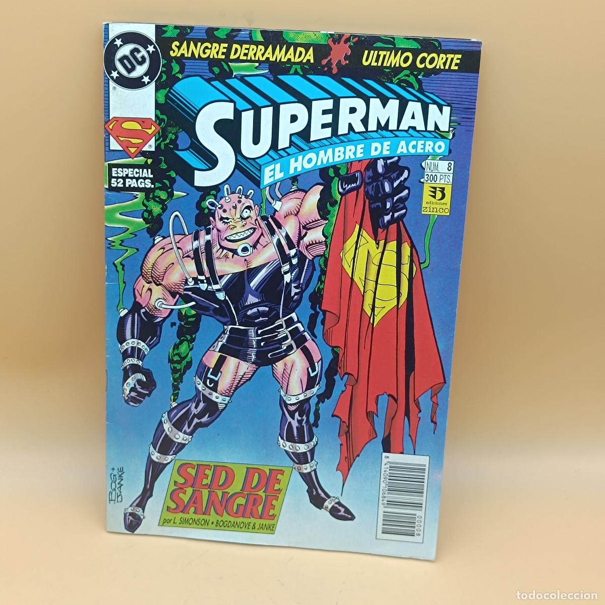 C&oacute;mics: COMIC SUPERMAN EL HOMBRE DE ACERO. N&ordm;8. MYJ. - Foto 1