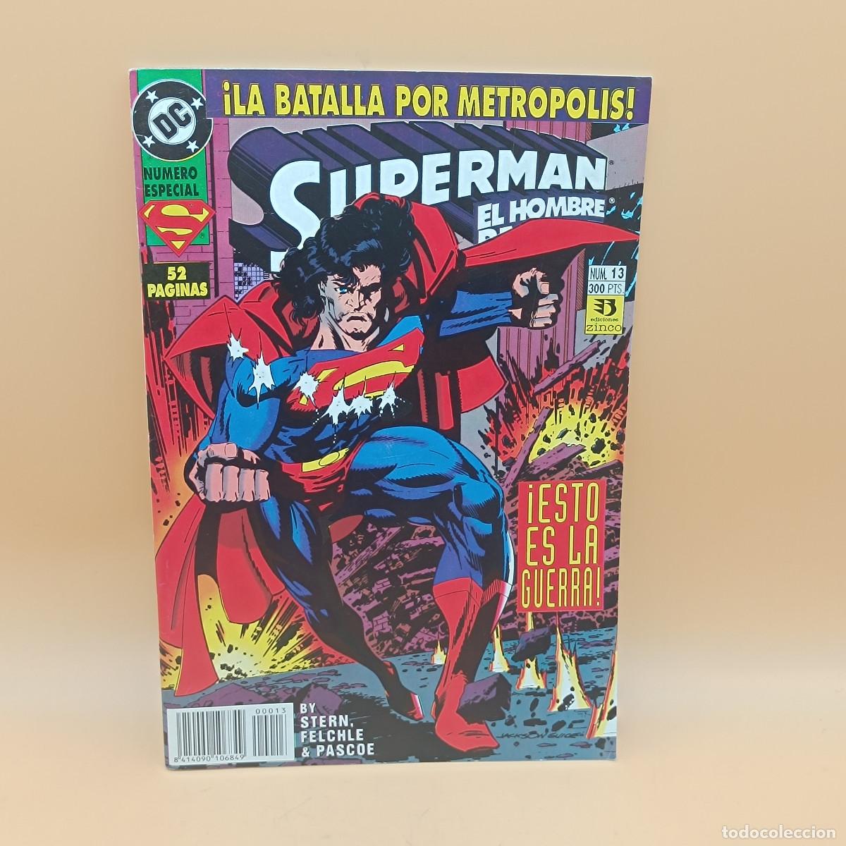 C&oacute;mics: COMIC SUPERMAN EL HOMBRE DE ACERO. N&ordm;13. MYJ. - Foto 1