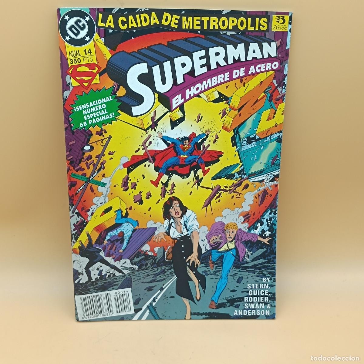 C&oacute;mics: COMIC SUPERMAN EL HOMBRE DE ACERO. N&ordm;14. MYJ. - Foto 1