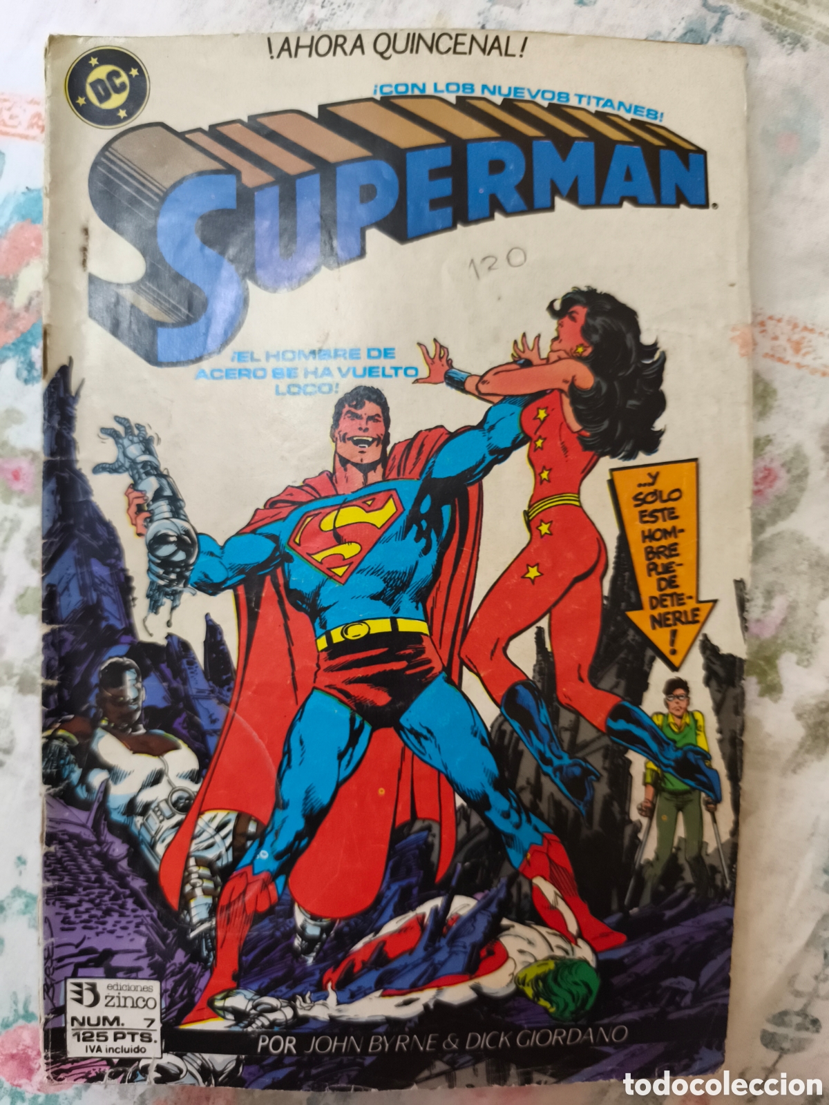 C&oacute;mics: Superman 7 zinco byrne - Foto 1