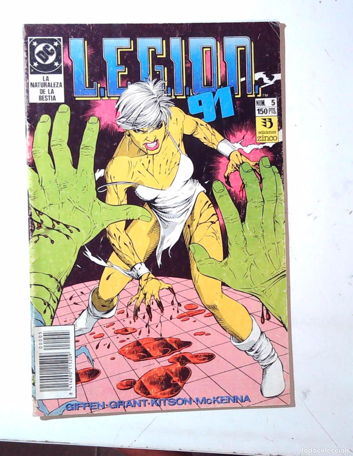 C&oacute;mics: zinco dc comics legion 91 n 5 - Foto 1