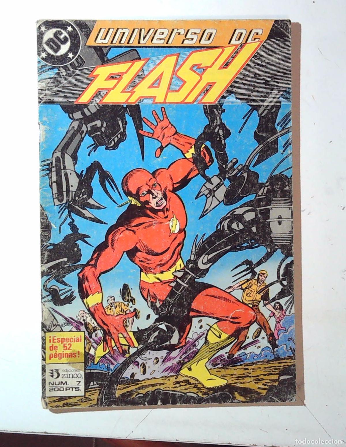 C&oacute;mics: zinco dc comics flash universo dc n 7 - Foto 1