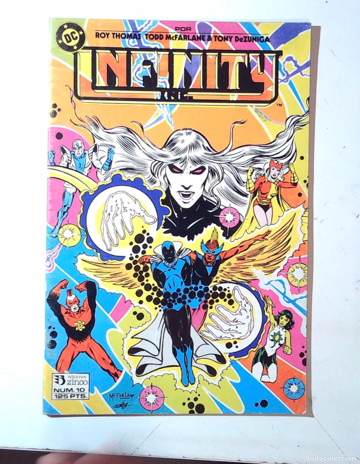 C&oacute;mics: zinco dc comics infinity inc 10 - Foto 1