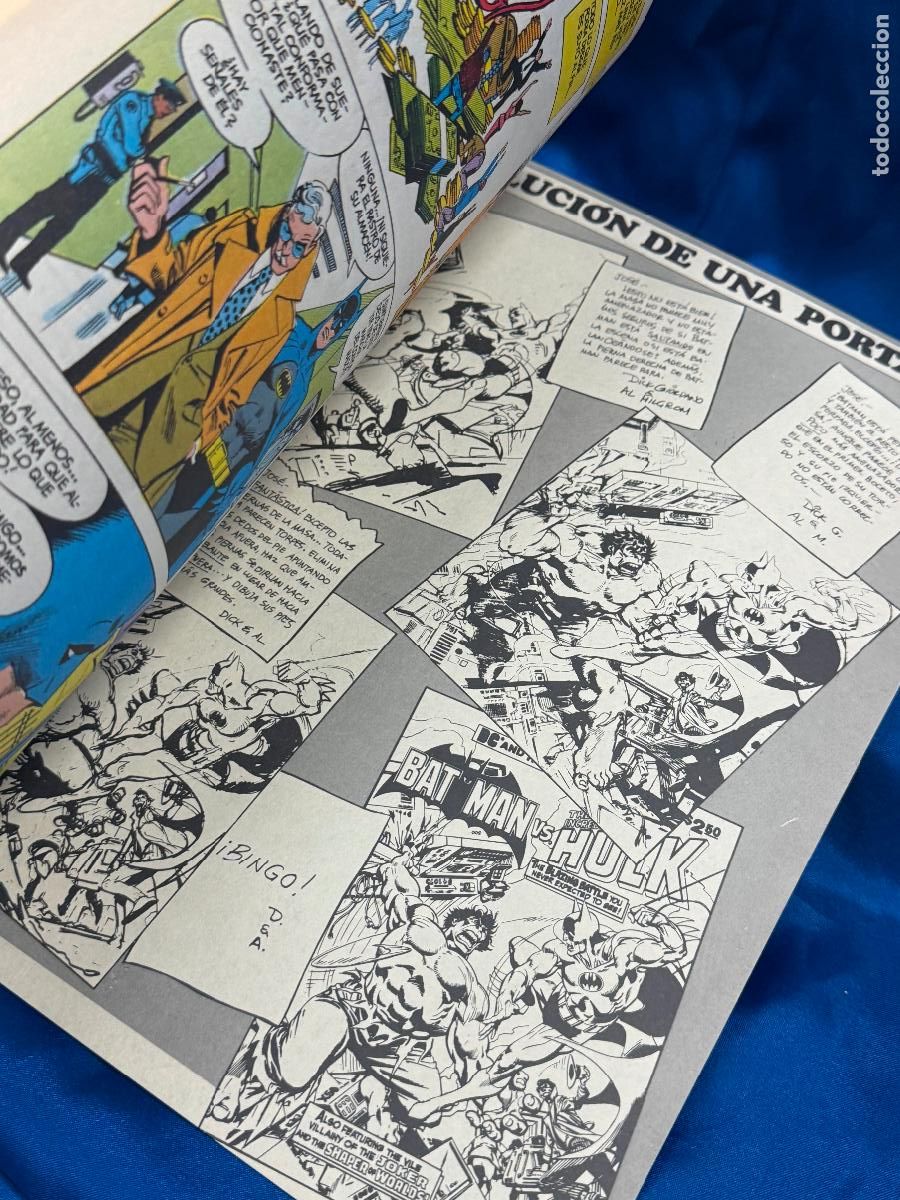 C&oacute;mics: DC Y MARVEL PRESENTAN: BATMAN VS. LA MASA. Ediciones Zinco. 1989 - Foto 3