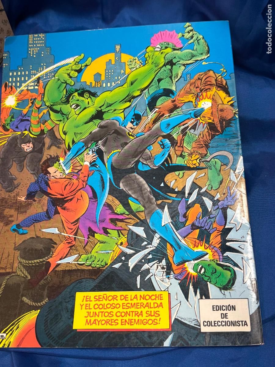 C&oacute;mics: DC Y MARVEL PRESENTAN: BATMAN VS. LA MASA. Ediciones Zinco. 1989 - Foto 4