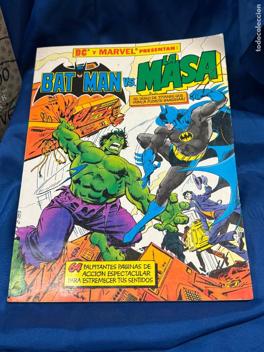 C&oacute;mics: DC Y MARVEL PRESENTAN: BATMAN VS. LA MASA. Ediciones Zinco. 1989 - Foto 1