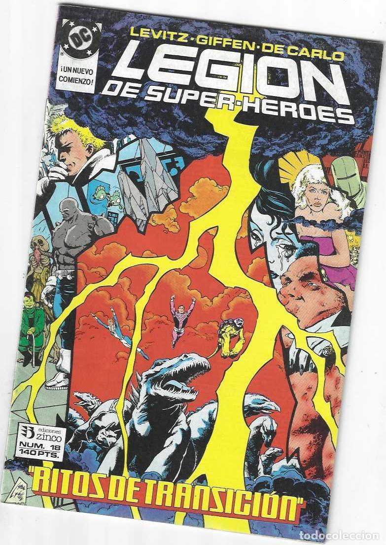 C&oacute;mics: LEGION DE SUPERHEROES N&ordm; 18 - GRAPA ZINCO - Foto 1