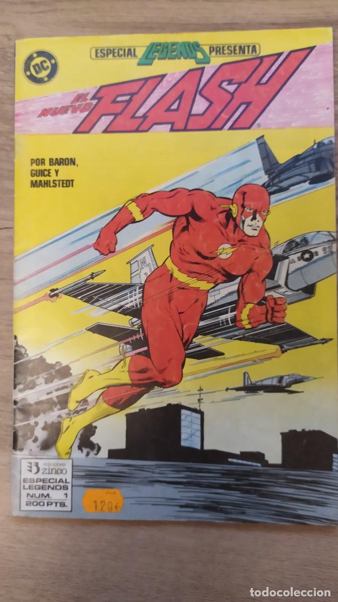 C&oacute;mics: Flash. Especial legends presenta n&uacute;mero 1. Ediciones Zinco 1987 - Foto 1