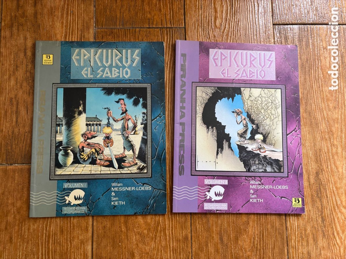 C&oacute;mics: EPICURUS EL SABIO - COLECCION COMPLETA - II VOLUMENES - EDICIONES ZINCO