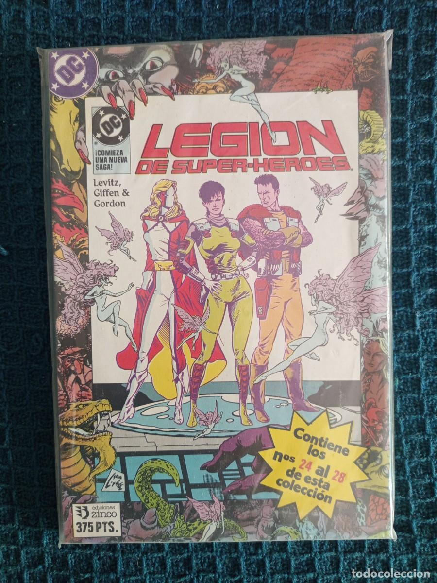 C&oacute;mics: Legion de super-heroes 24 al 28 Editorial Zinco - Foto 1