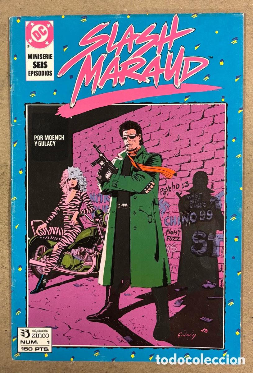 C&oacute;mics: SLASH MARAUD N&deg; 1 (DC COMICS EDICIONES ZINCO 1990). MOENCH Y GULACY. - Foto 1