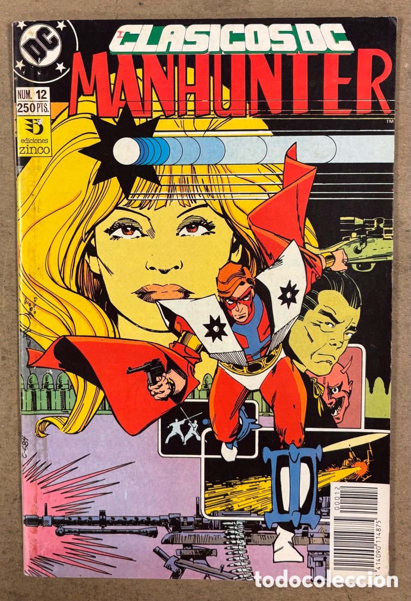 C&oacute;mics: CL&Aacute;SICOS DC MANHUNTER N&deg; 13 (DC COMICS EDICIONES ZINCO 1990). - Foto 1