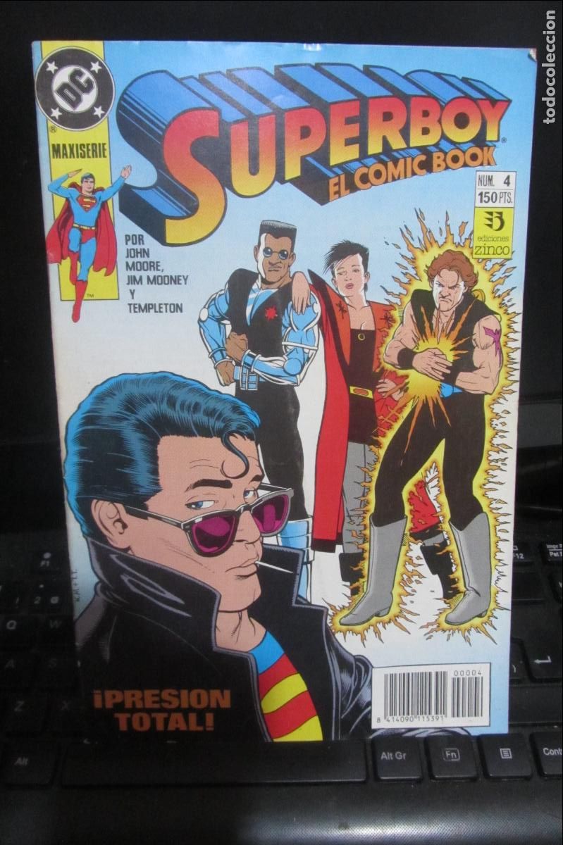 C&oacute;mics: SUPERBOY EL COMIC BOOK N&ordm; 4 / DC - ZINCO ARX20 - Foto 1
