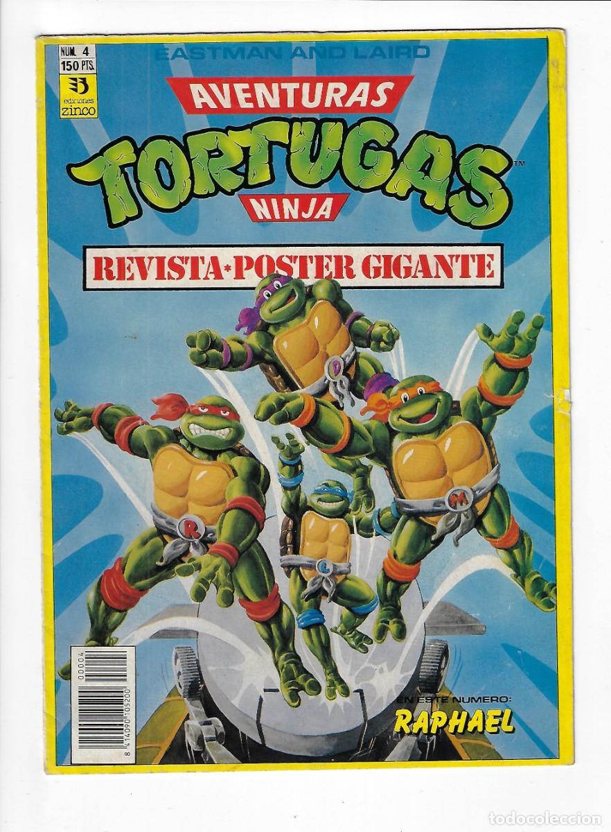 Comics: Zinco. Tortugas ninja. Revista poster. 4.