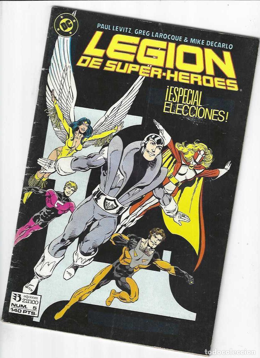 C&oacute;mics: LEGION DE SUPERHEROES N&ordm; 5 - GRAPA ZINCO - Foto 1