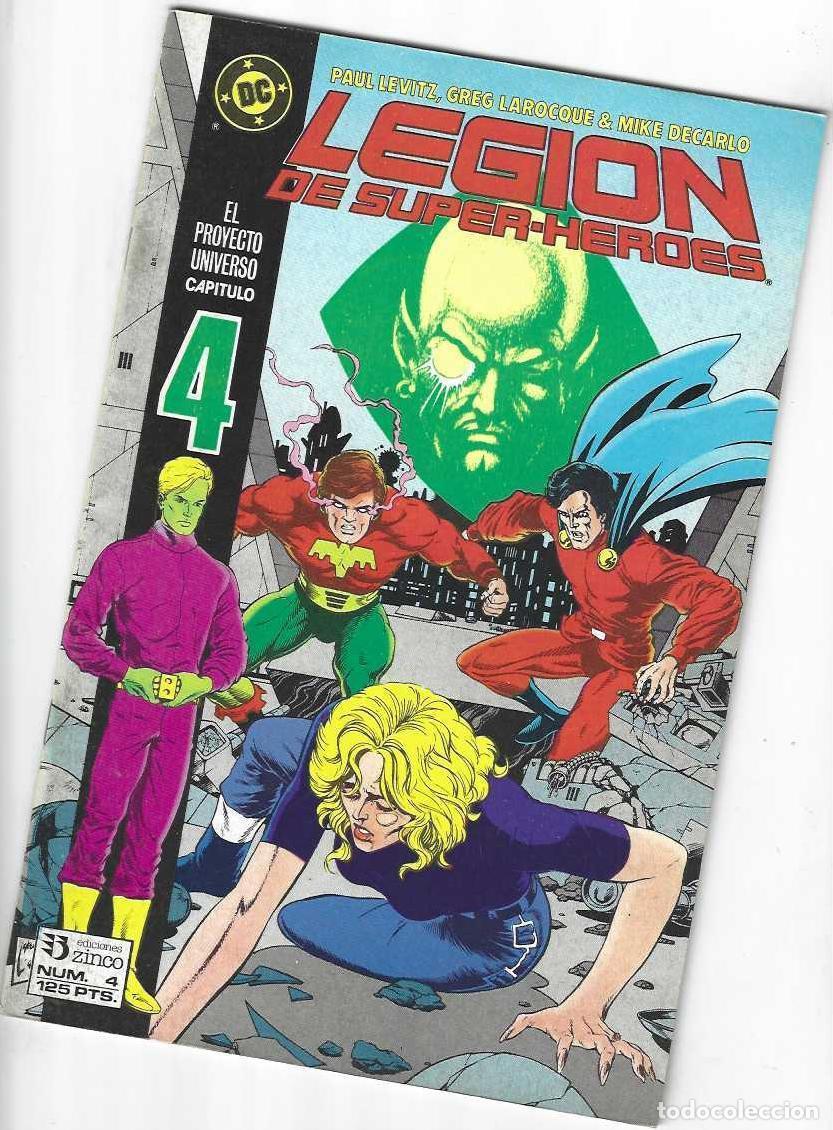 C&oacute;mics: LEGION DE SUPERHEROES N&ordm; 4 - GRAPA ZINCO - Foto 1