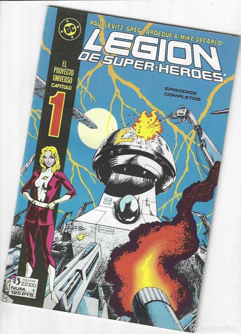 C&oacute;mics: LEGION DE SUPERHEROES N&ordm; 1 - GRAPA ZINCO - Foto 1