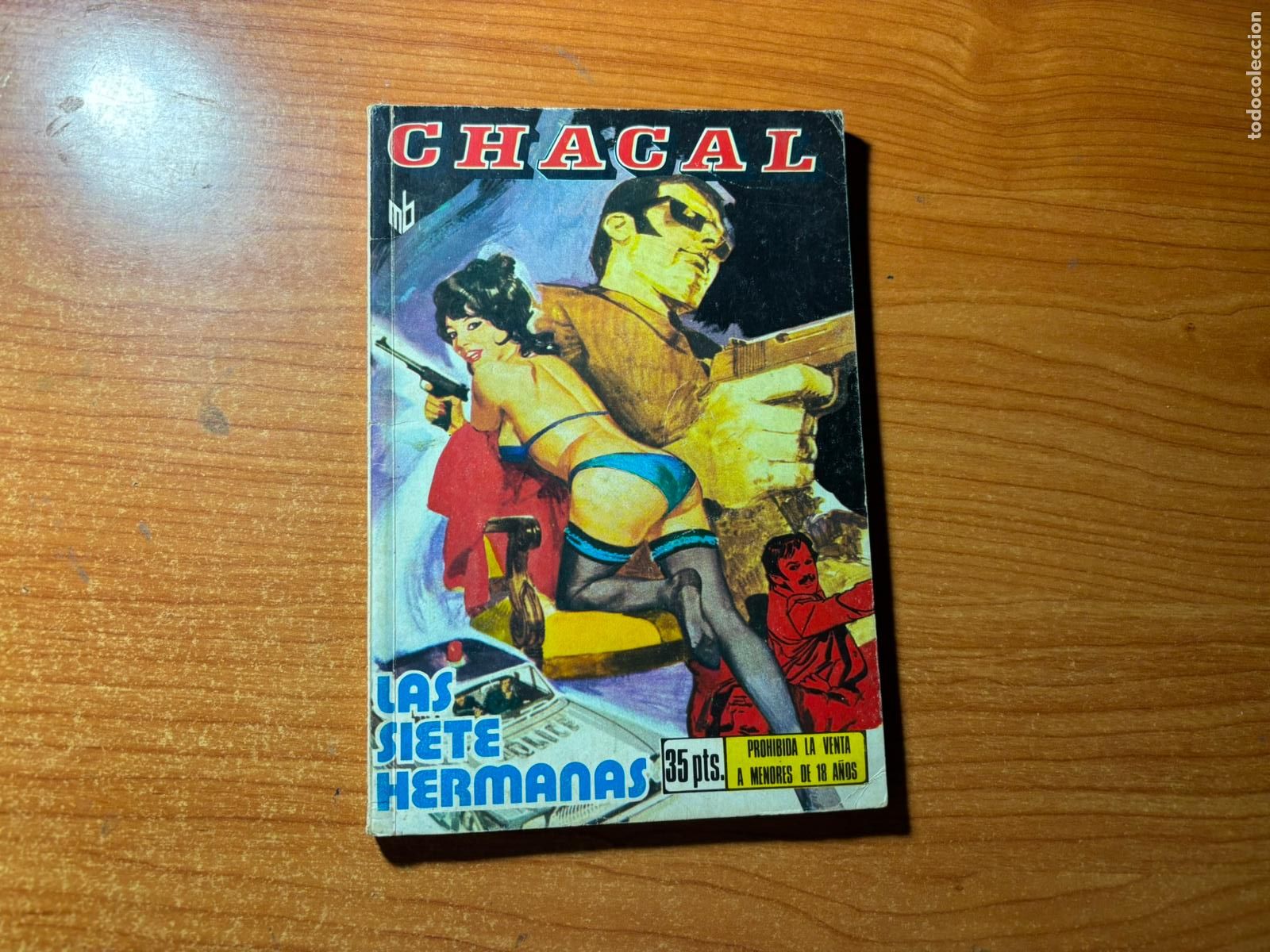 C&oacute;mics: CHACAL N&ordm; 1 LAS SIETE HERMANAS EDITORIAL MARC-BEN. 1976