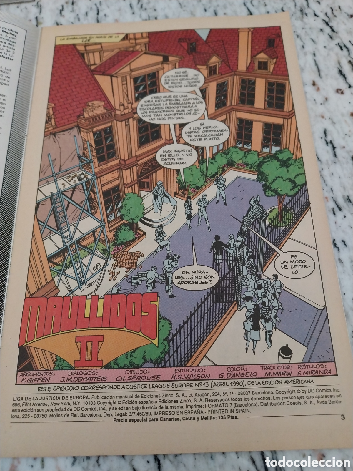 C&oacute;mics: C&oacute;mic Liga de Justicia Europa #13 - Foto 2