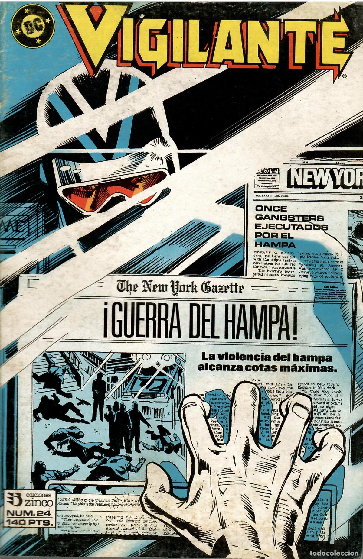 C&oacute;mics: Comic Vigilante, n&ordm; 24 - Ediciones Zinco - Foto 1