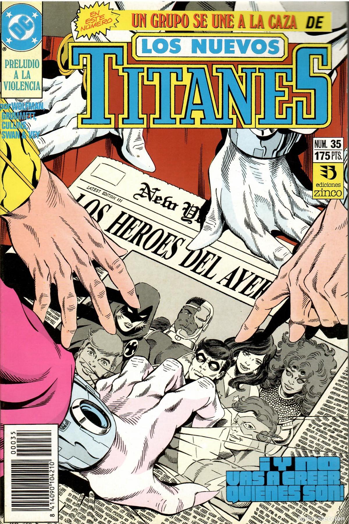 C&oacute;mics: Comic Los Nuevos Titanes, n&ordm; 35 - Ediciones Zinco - Foto 1