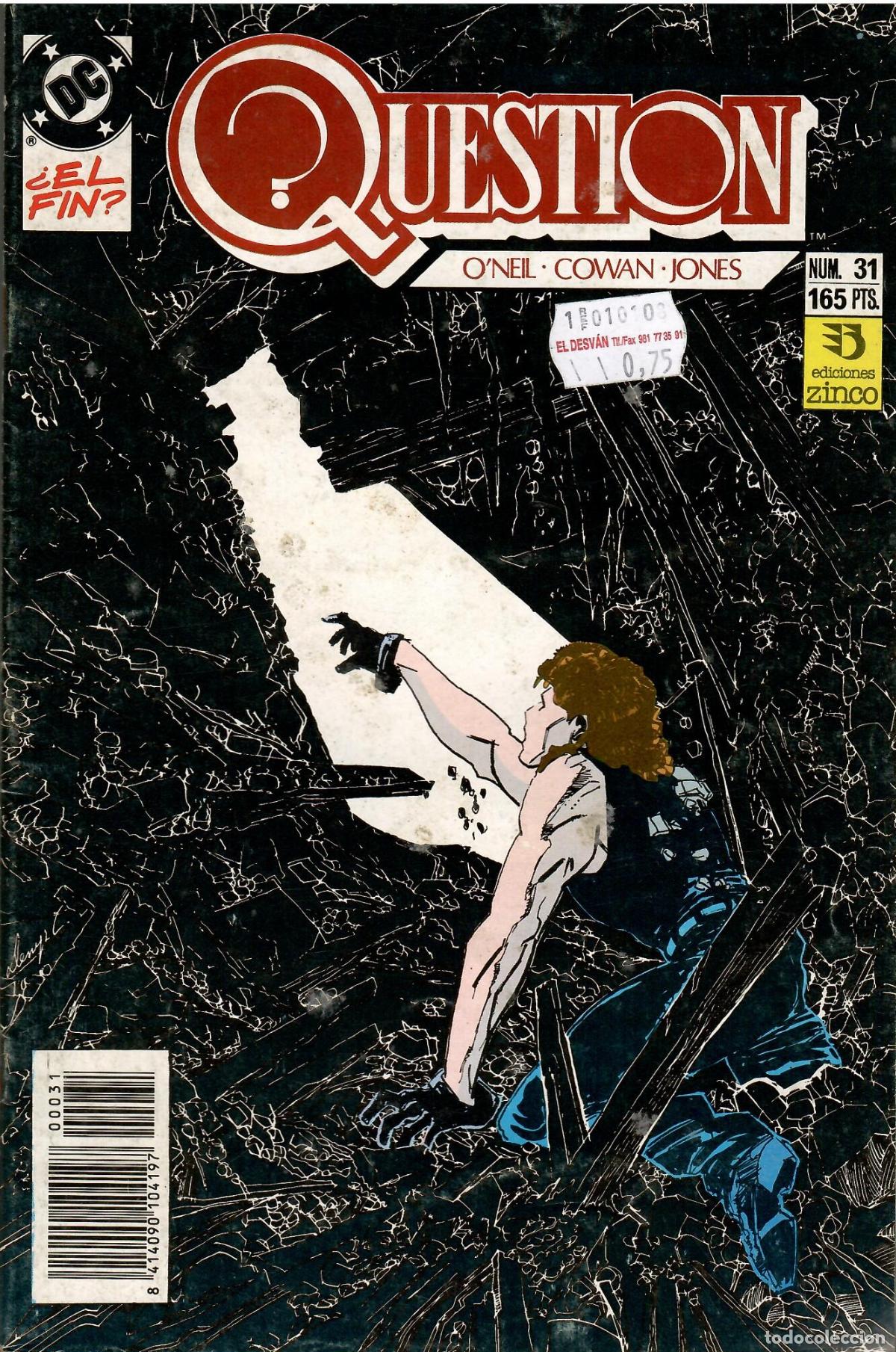 C&oacute;mics: Comic Question, n&ordm; 31 - Ediciones Zinco - Foto 1