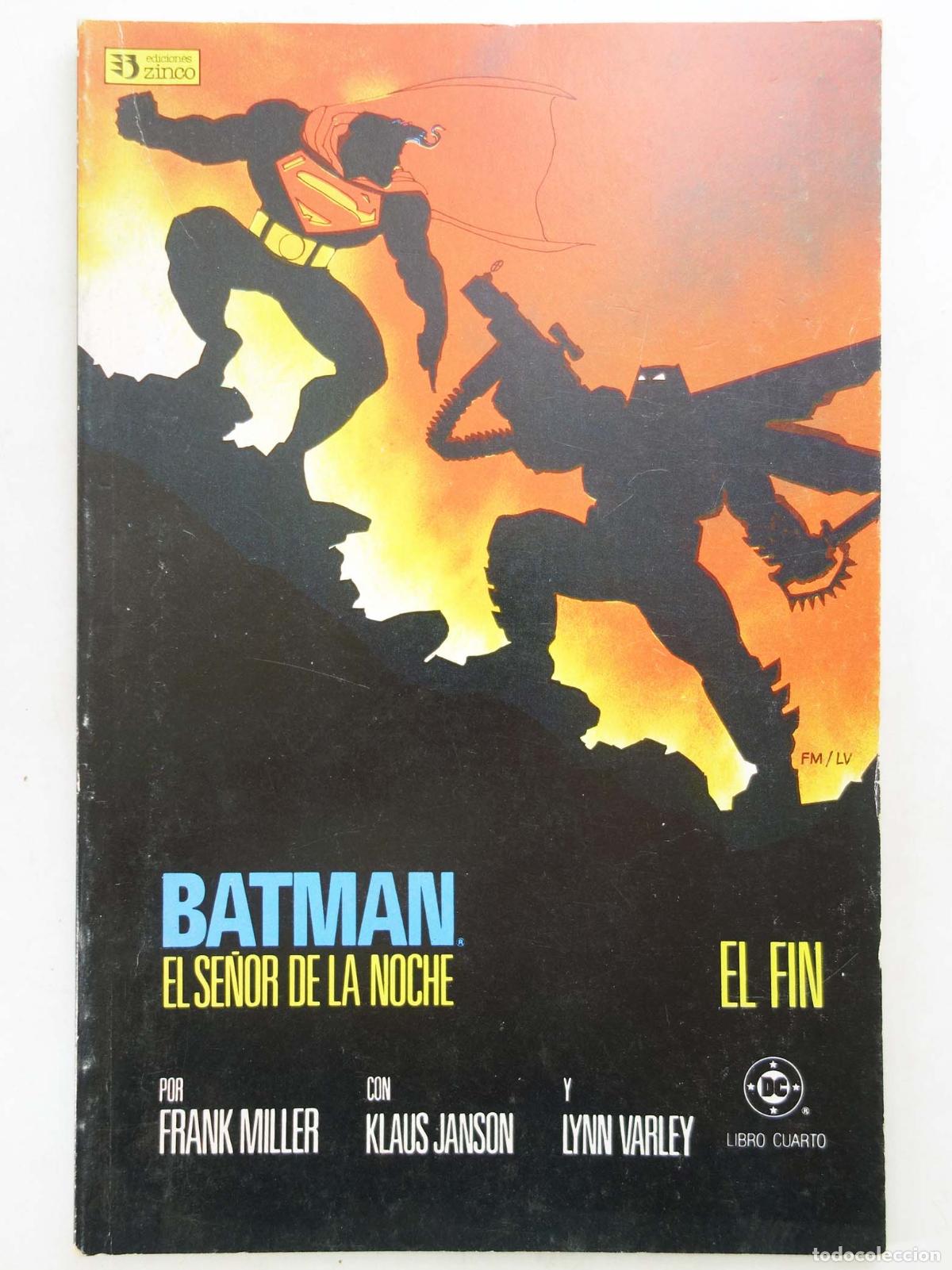 C&oacute;mics: BATMAN EL SE&Ntilde;OR DE LA NOCHE 4. EL FIN. Zinco, 1987 - Foto 1