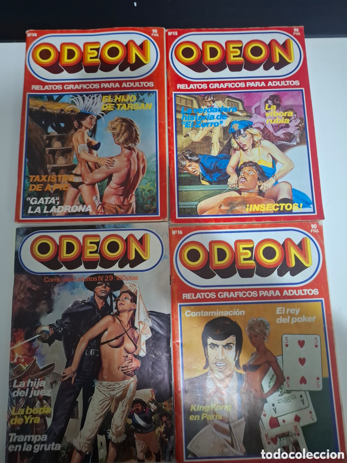 C&oacute;mics: ODEON de Zinco Lote 4 numeros 1415-16 y 29 - Foto 1