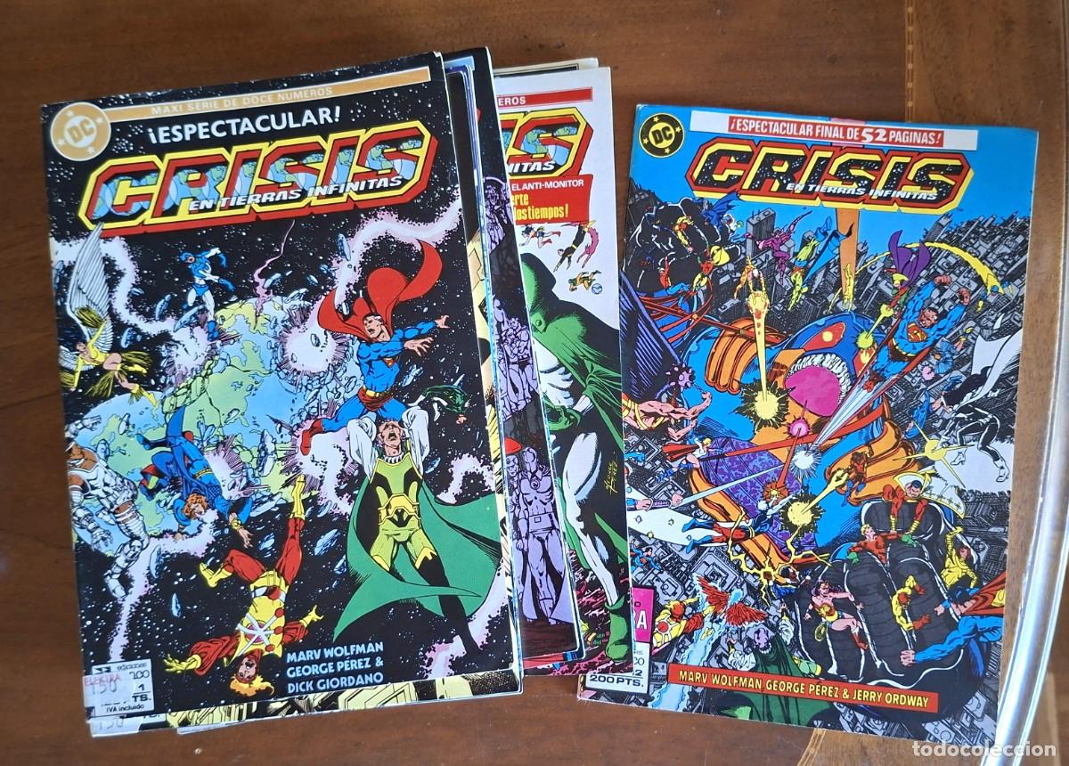 C&oacute;mics: Crisis en Tierras Infinitas - 12 n&uacute;meros - Completa