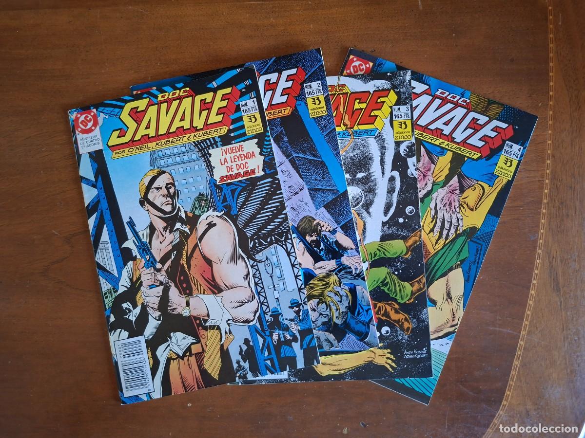 C&oacute;mics: Doc Savage - 4 n&uacute;meros - Completa -