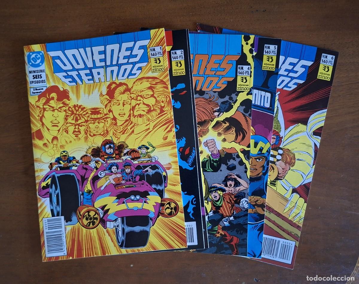 C&oacute;mics: J&oacute;venes Eternos - 6 n&uacute;meros - Completa -