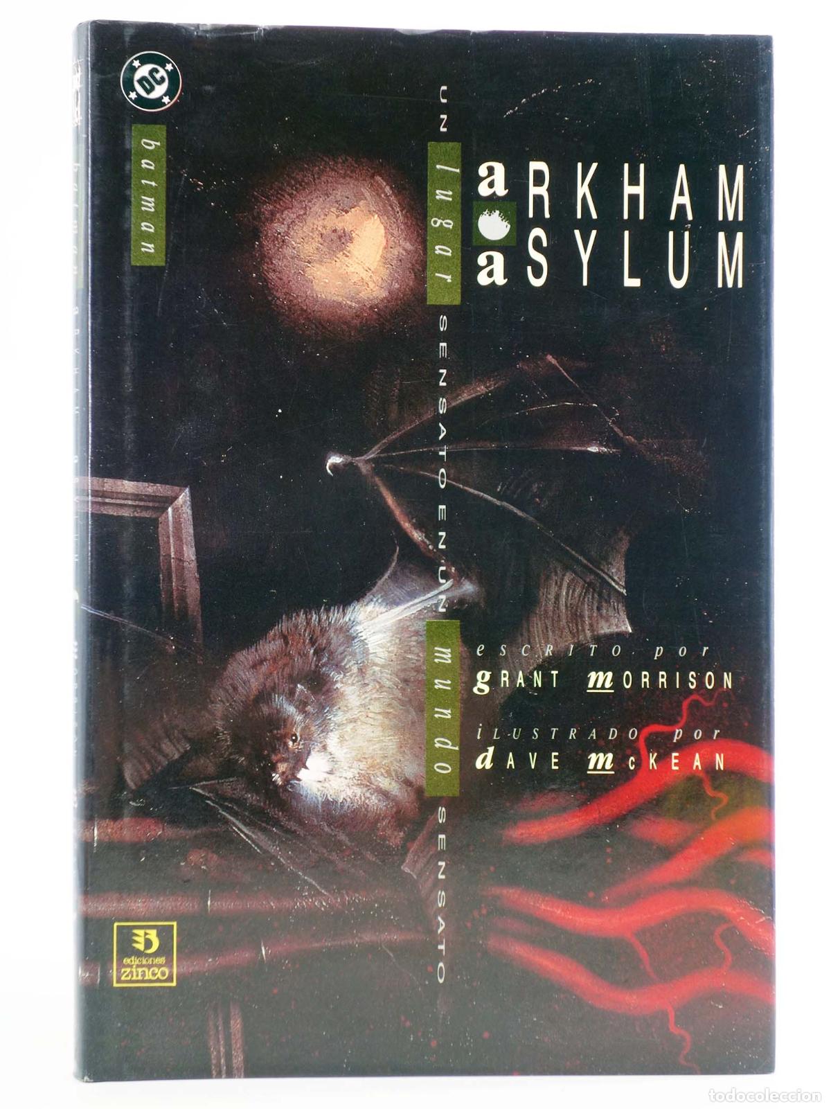 C&oacute;mics: BATMAN ARKHAM ASYLUM (Grant Morrison) Zinco, 1990