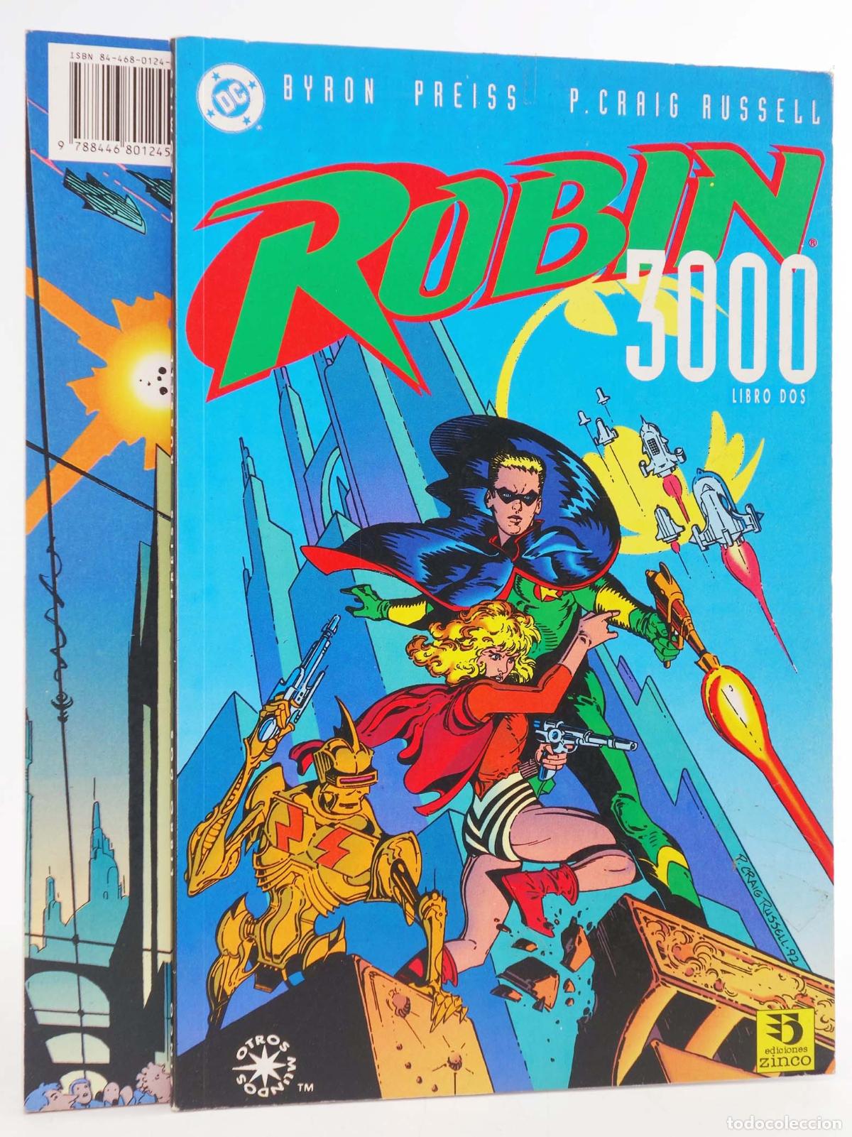 C&oacute;mics: ROBIN 3000 1 A 2. COMPLETA. Zinco, 1993 - Foto 2