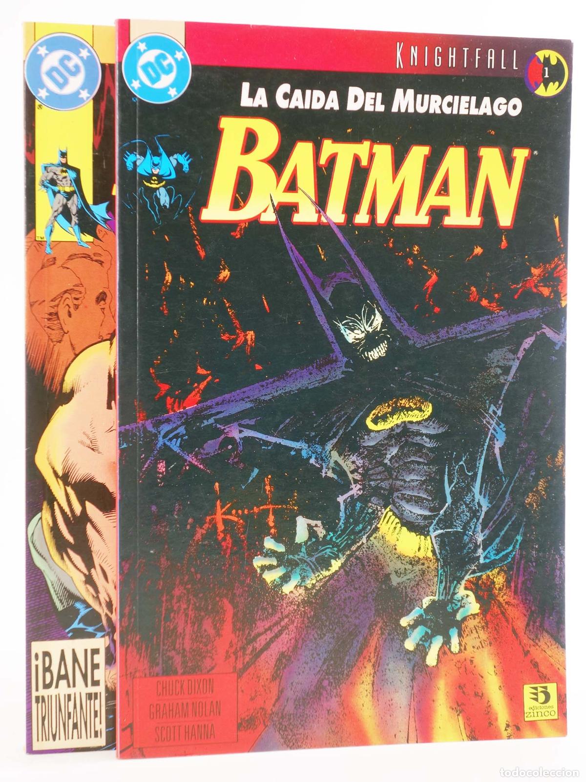 C&oacute;mics: BATMAN LA CA&Iacute;DA DEL MURCI&Eacute;LAGO 1,2. COMPLETA. Zinco, 1993