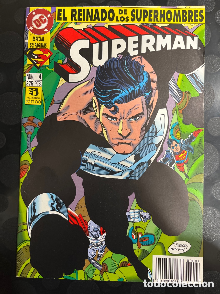 C&oacute;mics: SUPERMAN VOL.3 N.4 EL REINADO DE LOS SUPERHOMBRES DC ( 1983/1996 )