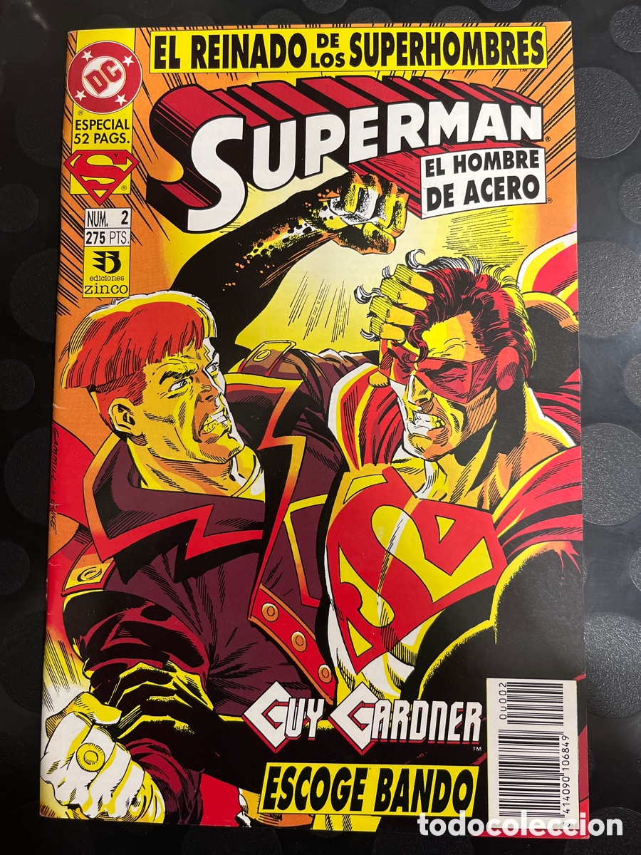 C&oacute;mics: SUPERMAN N.2 EL HOMBRE DE ACERO : EL REINADO DE LOS SUPERH&Eacute;ROES DC ( 1993/1994 )